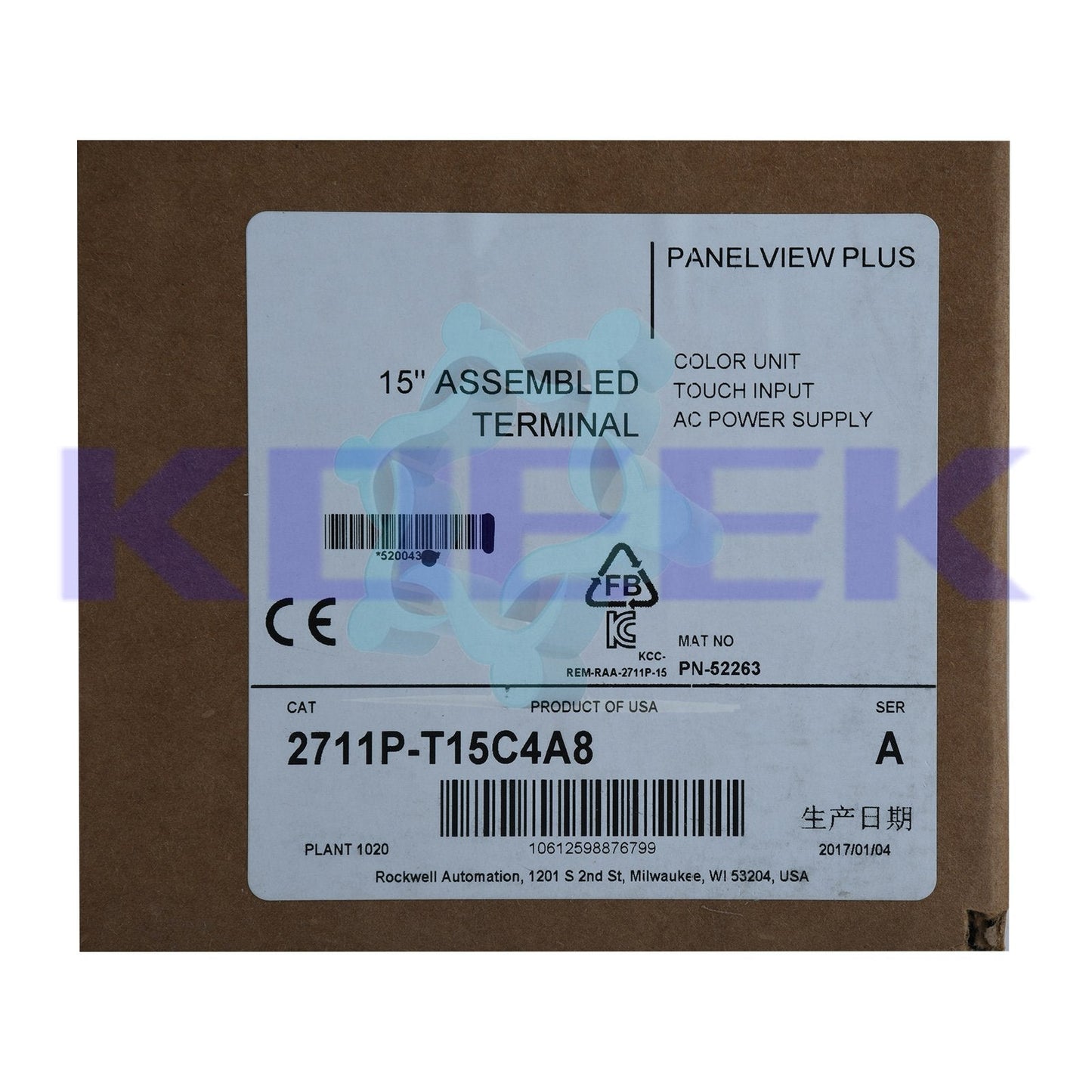2711P-T15C4A8 - ALLEN-BRADLEY