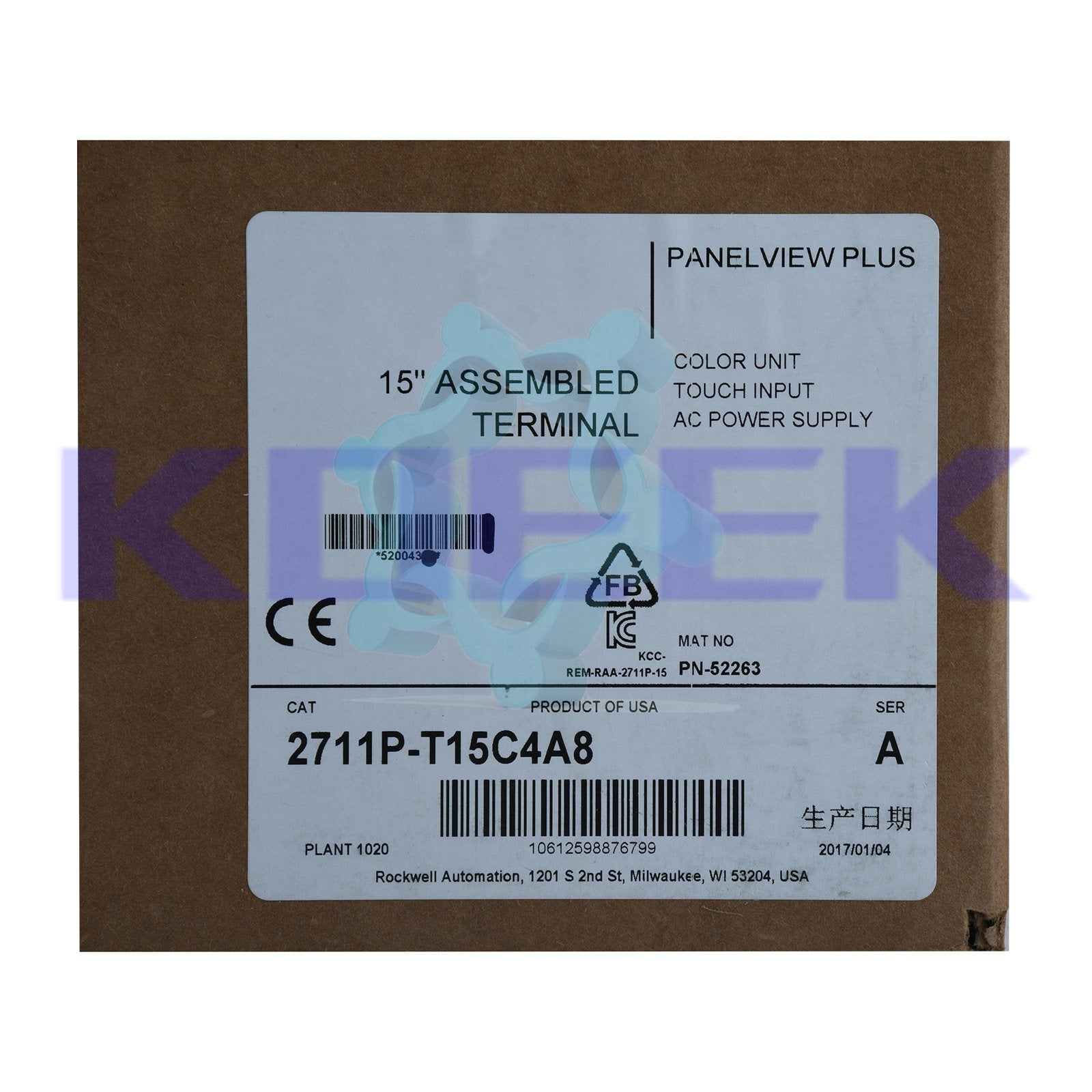2711P-T15C4A8 - ALLEN-BRADLEY