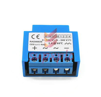 Italy CEG s.r.l.-Italy RAD00029 0-550V~ 0-240V- 2A@80℃ motor brake rectifier