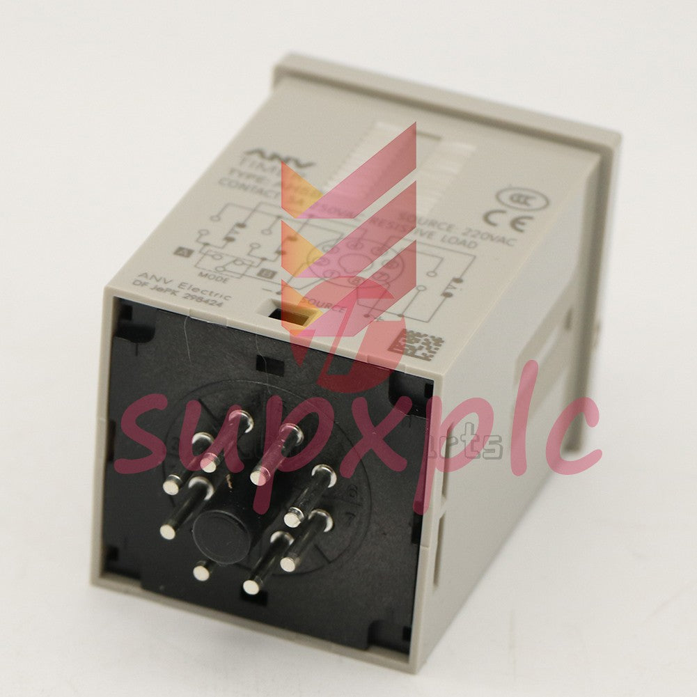 1 pcs ANV AH5B 3S 220V time relay timer #F