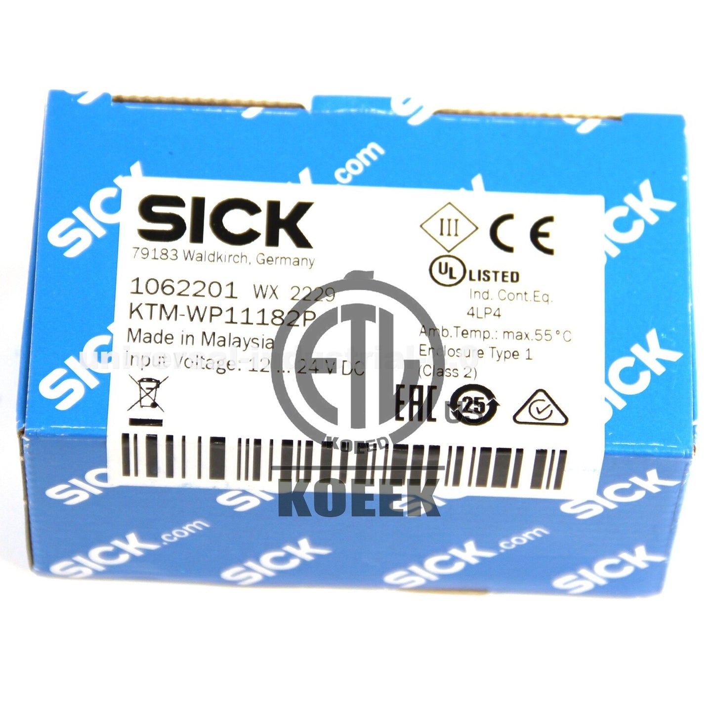 SICK KTM-WP11182P replace KT3W-P1116 PLC PHOTOELECTRIC CONTRAST SENSOR #ko