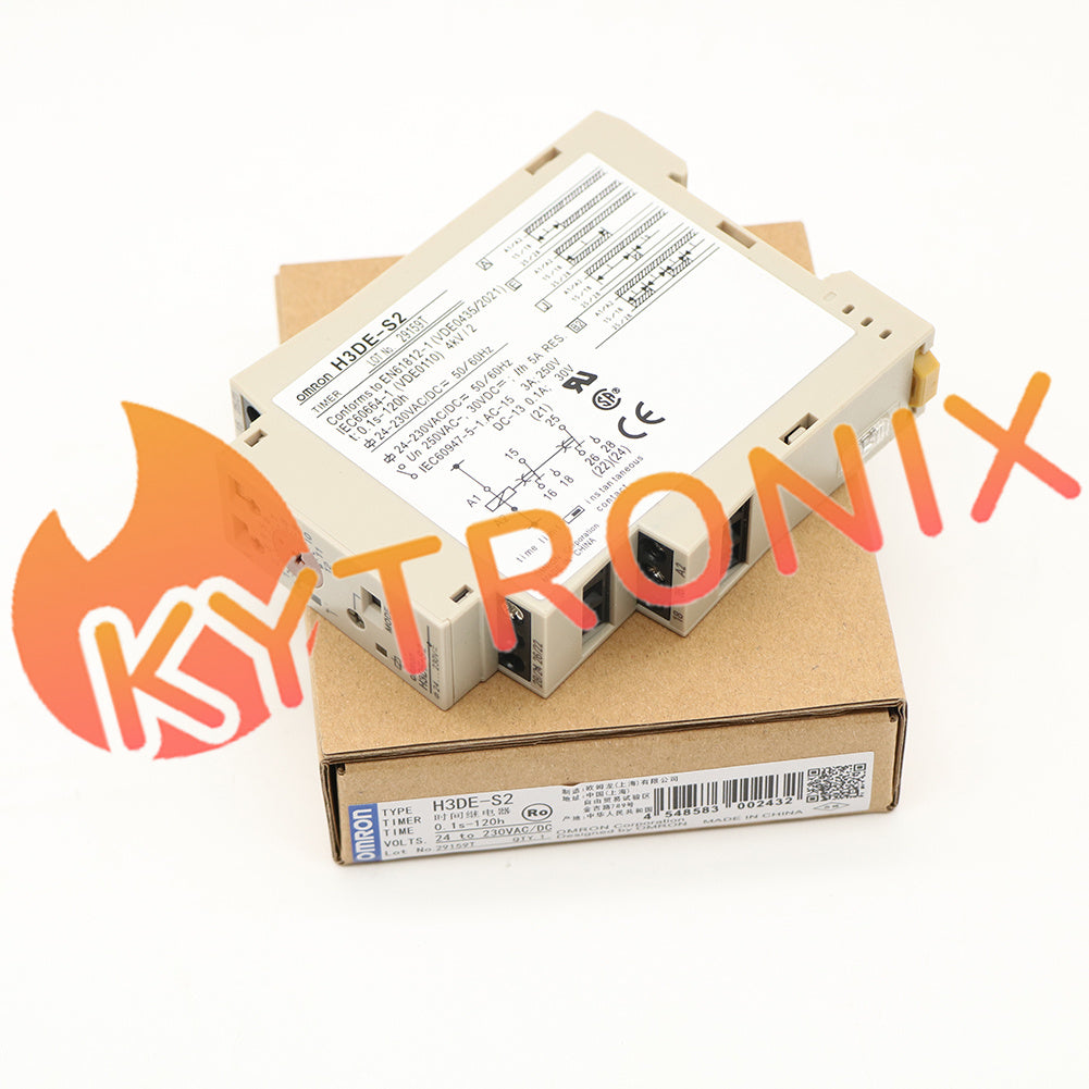 1Pcs In Box OMRON H3DE-S2 Time Relay Timer