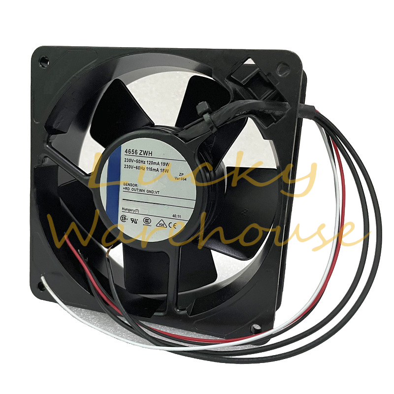 4656ZWH 19W 2650 RPM 230VAC 120×120×38mm Cooling Fan 4656 ZWH