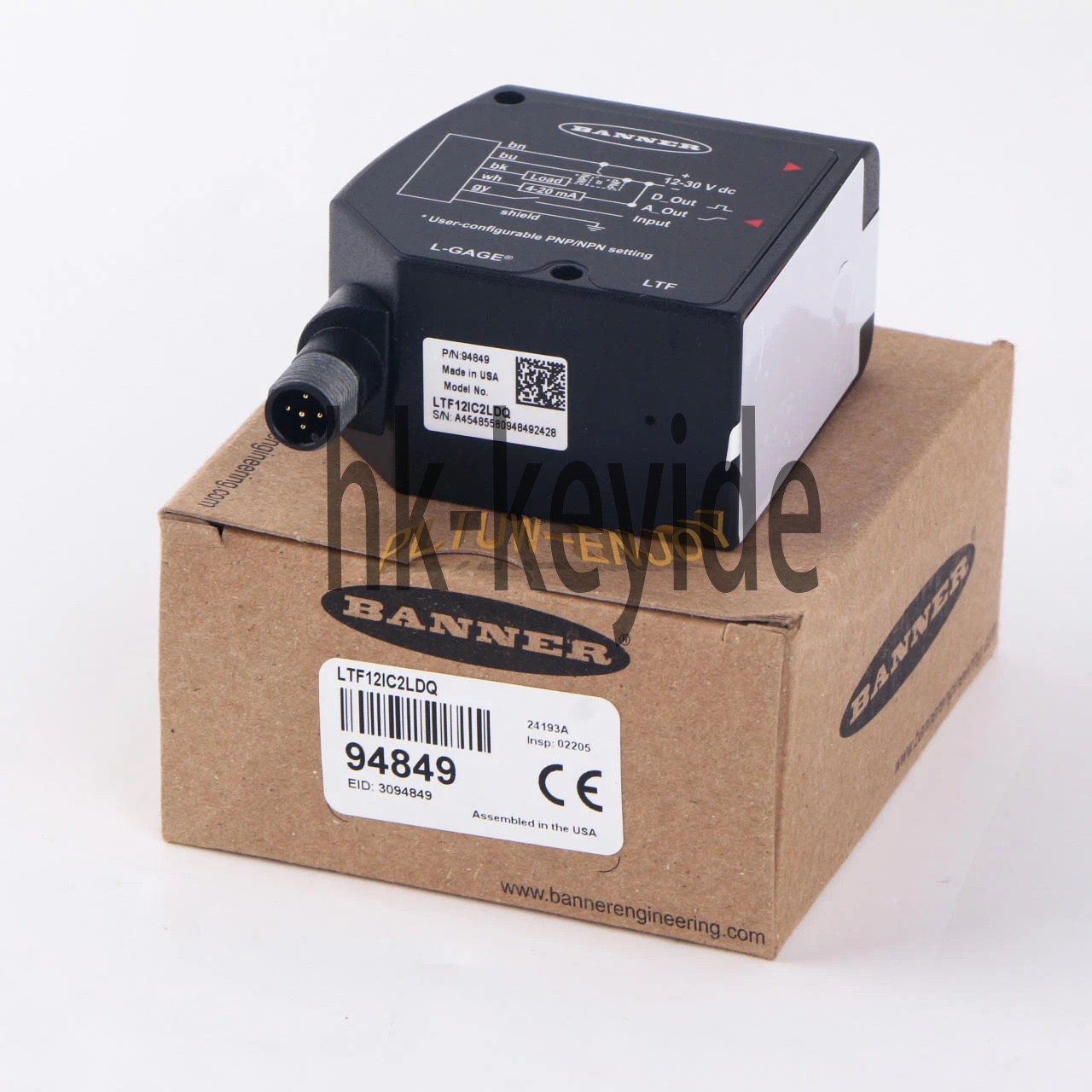 1Pcs LTF12IC2LDQ Laser displacement sensor