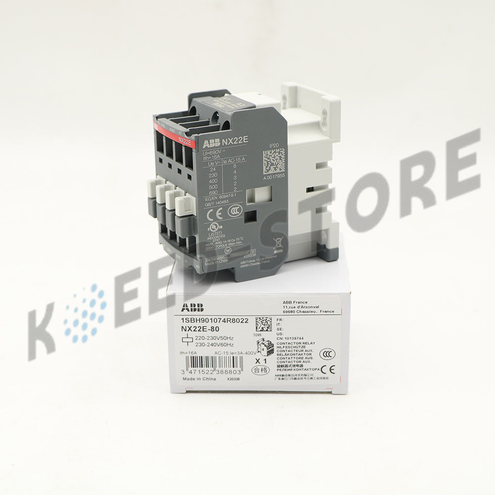 1PCS ABB NX22E-80 Contactor relay 220-230V50Hz/230-240V60Hz 1SBH901074R8022