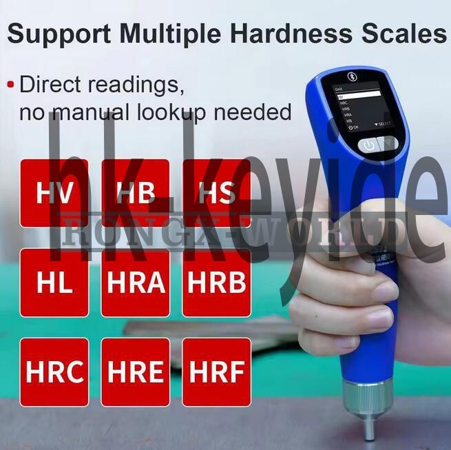 1PCS Linshang LS256 Ultrasonic Hardness Tester with Probe Fixture Stand～