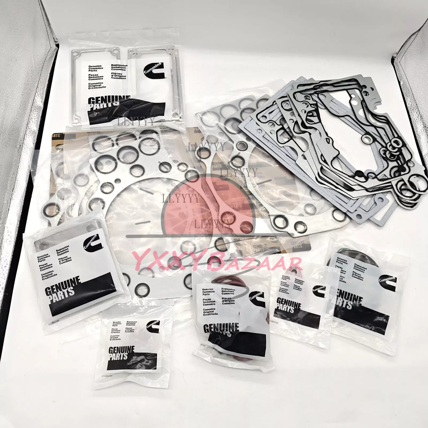 Upper Head Cylinder Gasket Kit For Cummins 6-Cyl 19.0 K19 KT19 KTA19 Engines