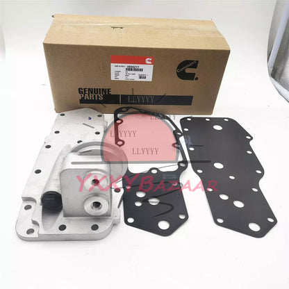 Oil Filter Mount Housing W/Gaskets 4934217 For 1989-02 Cummins 6B 6BT 6BTA 5.9L