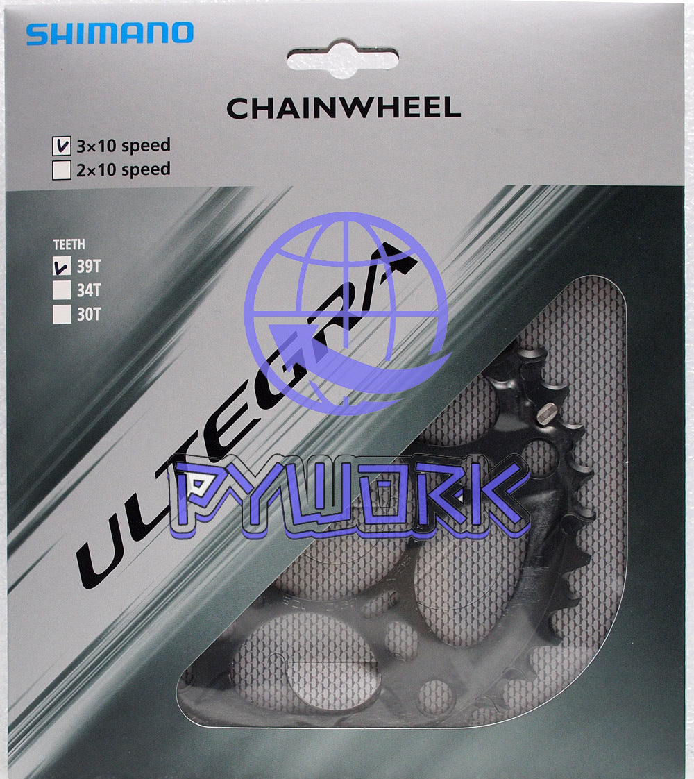 Shimano Ultegra FC-6703 Chainring 39T, 130mm BCD, Triple, Glossy Grey