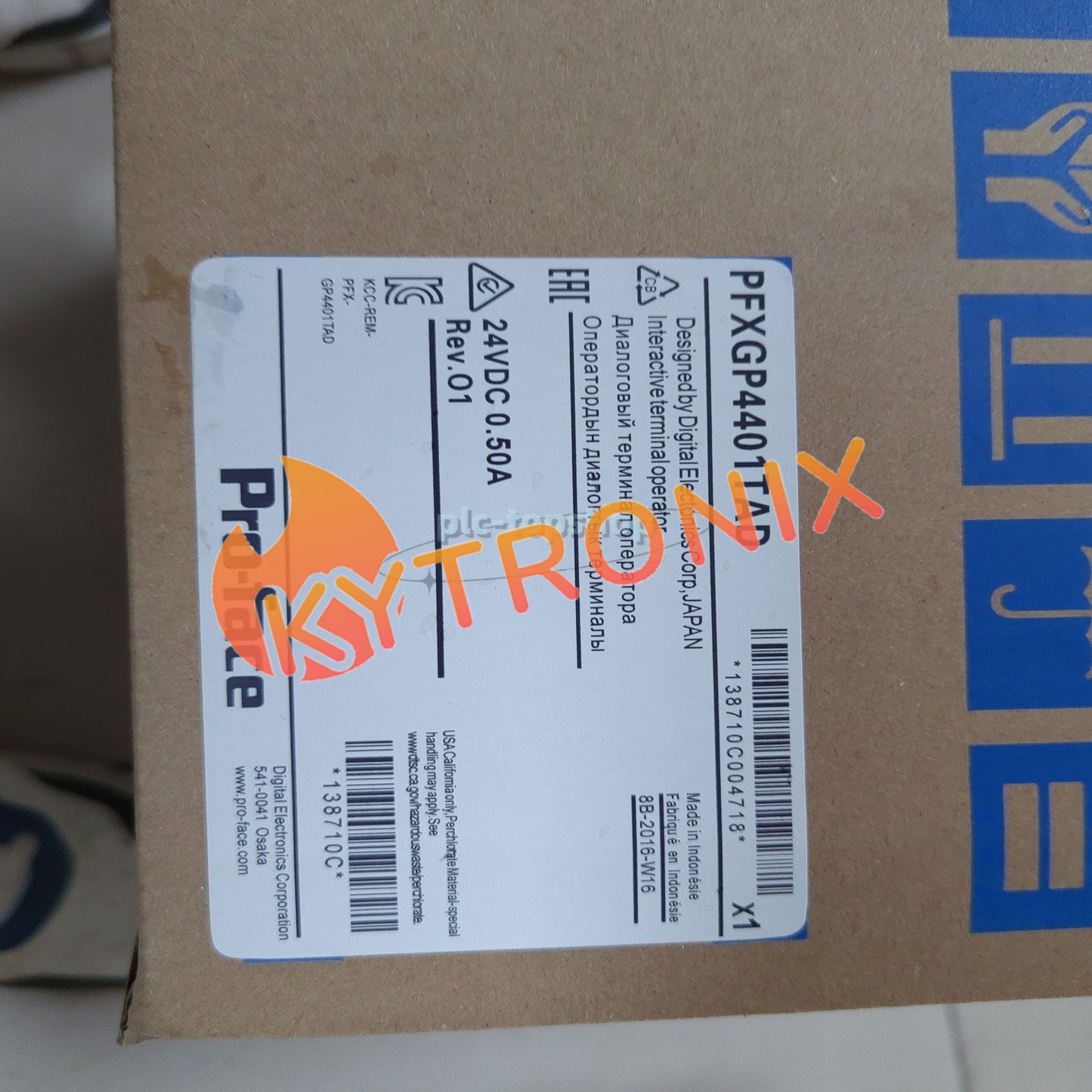 PRO-FACE PFXGP4401TAD TOUCH SCREEN PANEL GP-4401T PLC