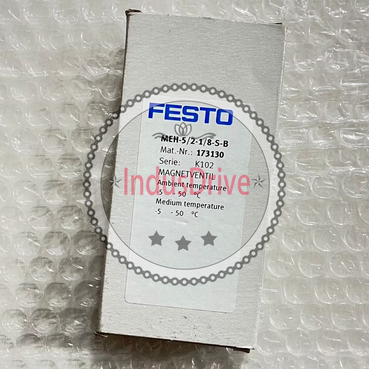 Festo MEH-5/2-1/8-S-B 173130 Solenoid Valve One Free Shipping