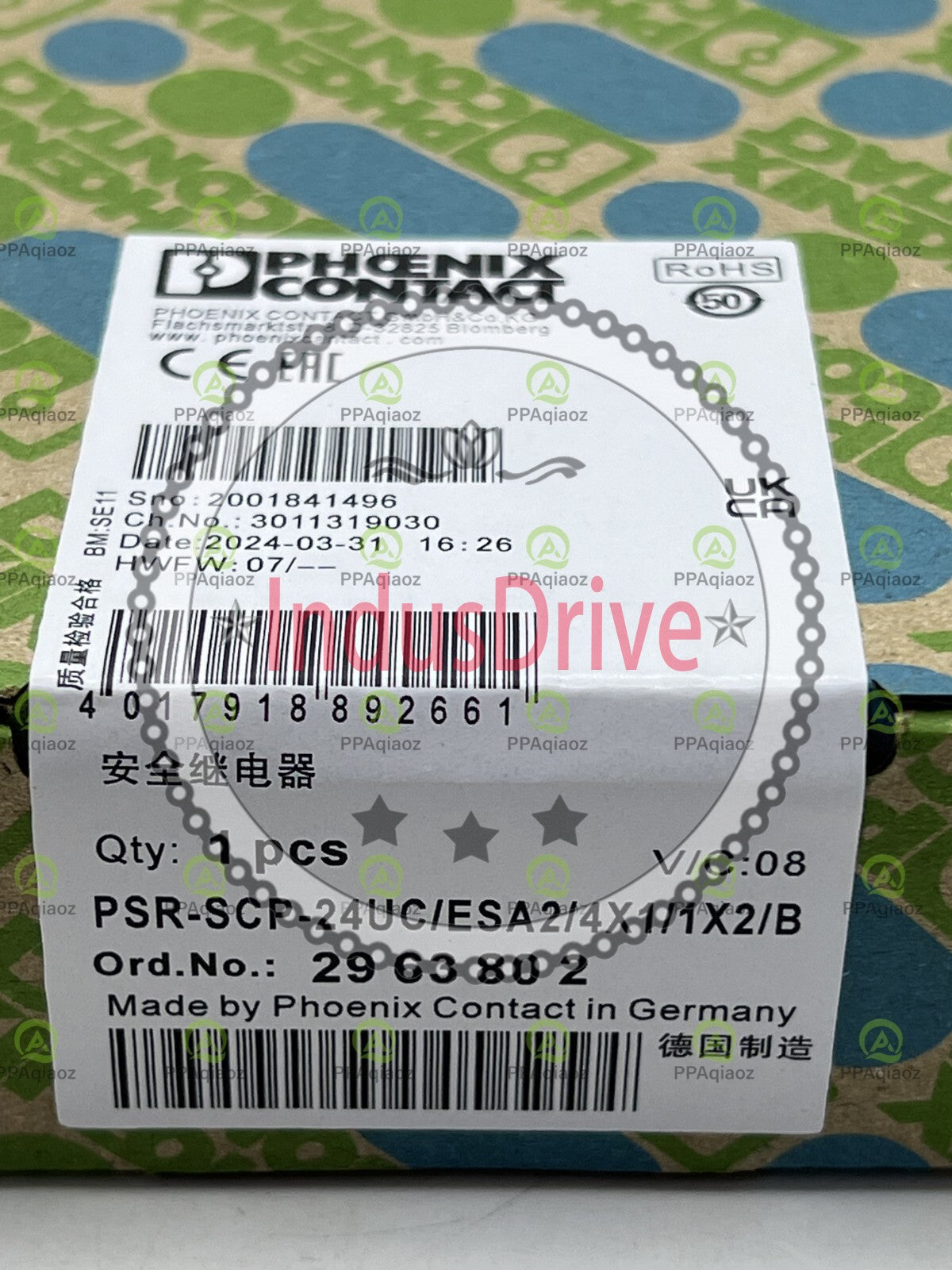 1Pcs Phoenix Contact PSR-SCP-24UC/ESA2/4X1/1X2/B 2963802 Safety Relay Free #P