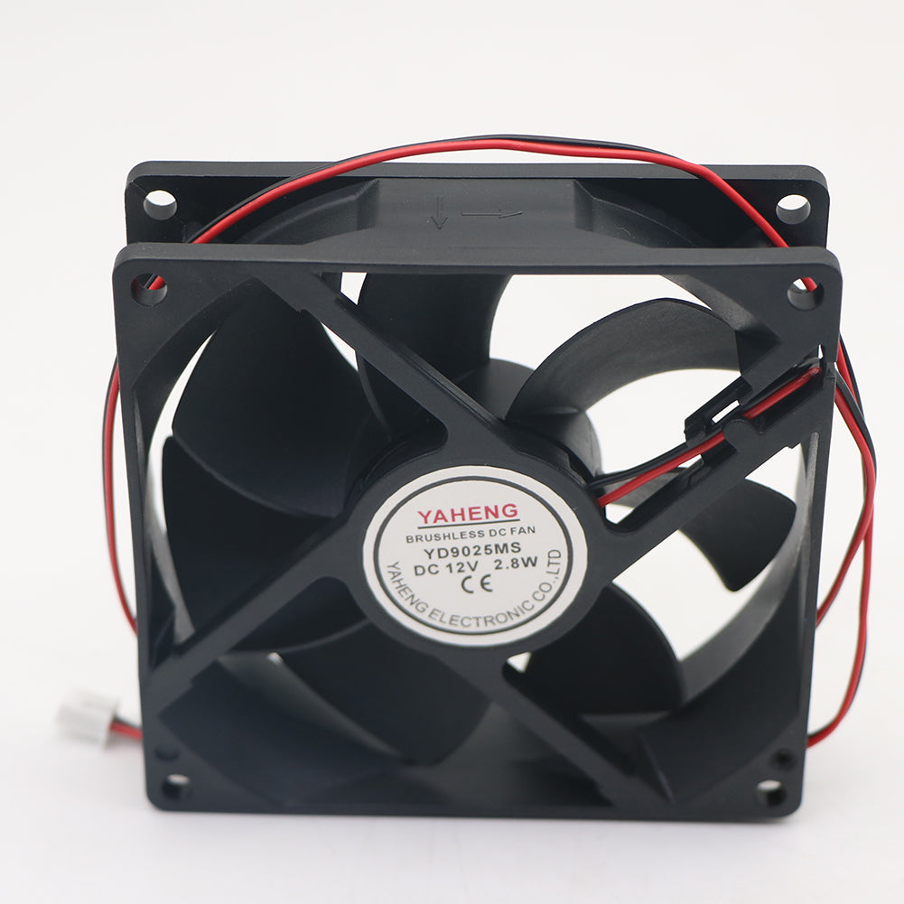 1PCS YAHENG YD9025MS DC12V 2.8W 9CM 2-Wire Mute Cooling Fan #US
