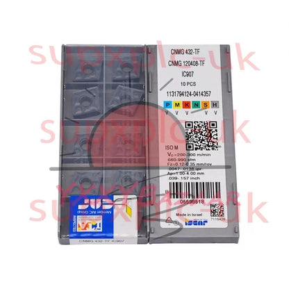 2pack CNMG120408-TF CNMG432-TF IC907 Carbide Inserts CNMG432TF CNC blade [2]