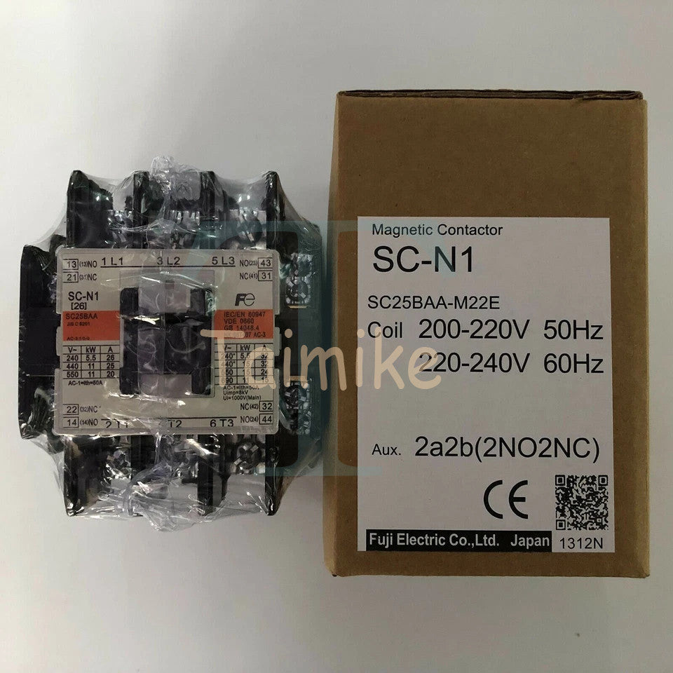 FOR 1pc Fuji SC-N1 220V AC Contactor SCN1