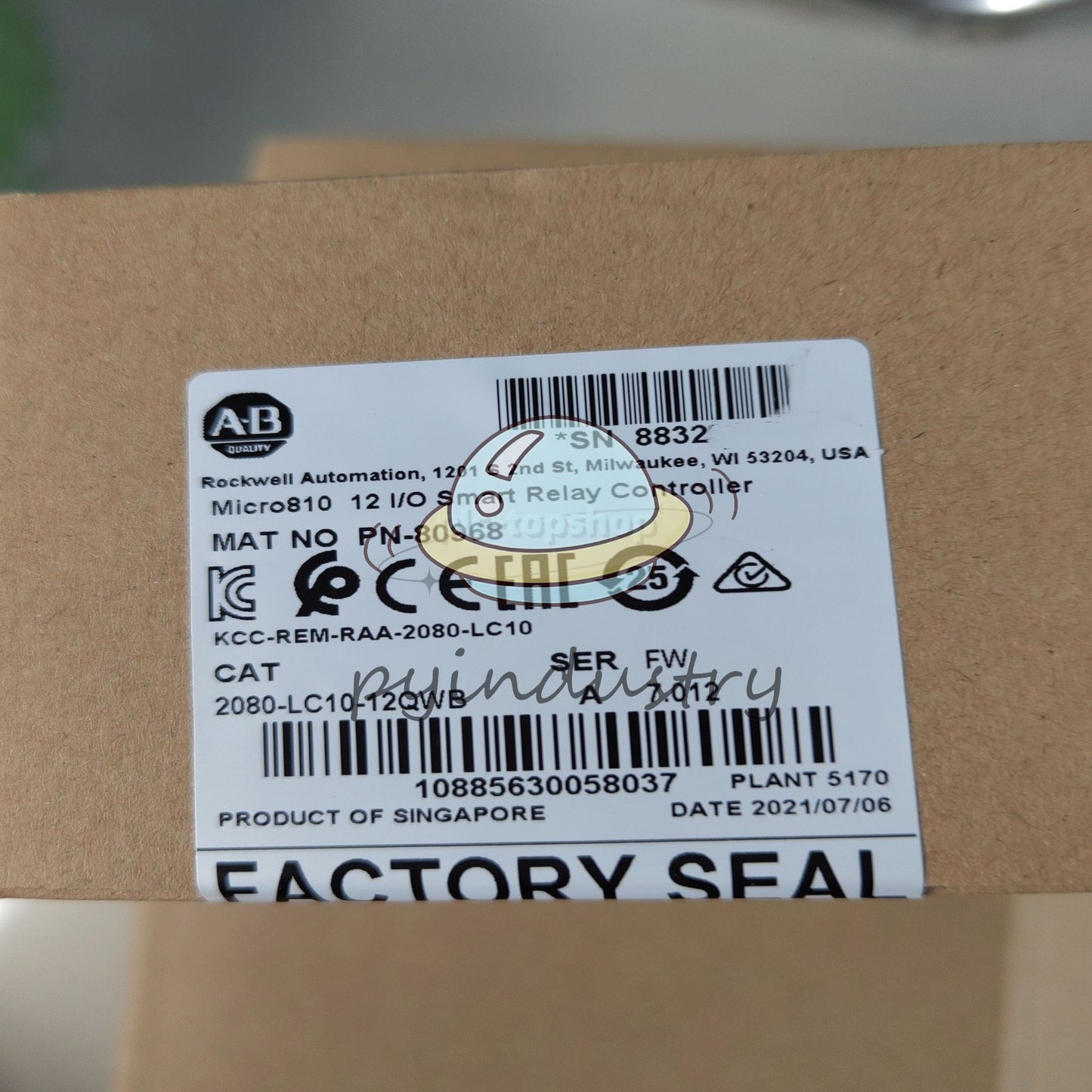 1PCS 2080-LC10-12QWB  12 I/O Controller plc