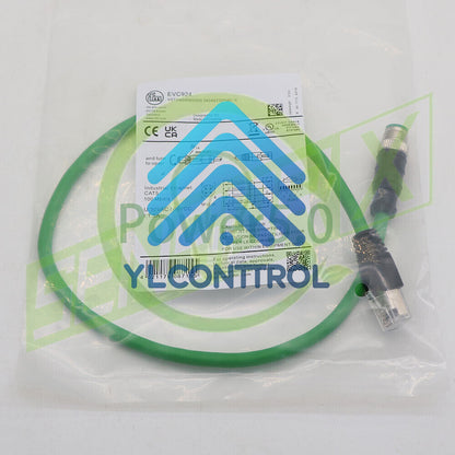 IFM EFECTOR EVC924 Ethernet connection cable CAT5 M12 RJ45 0.5 Meter~