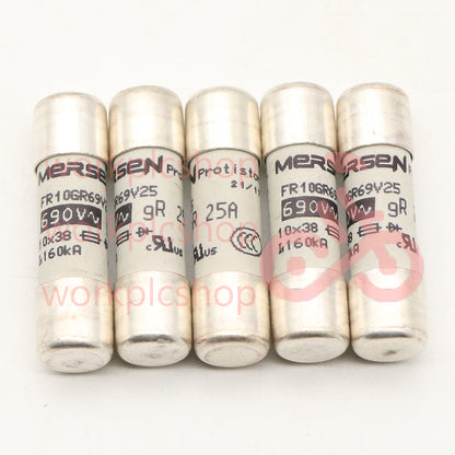 5PCS Mersen FR10GR69V25 Protistor Ferrule Fuse 25 Amp 10*38 gRB 690V #US