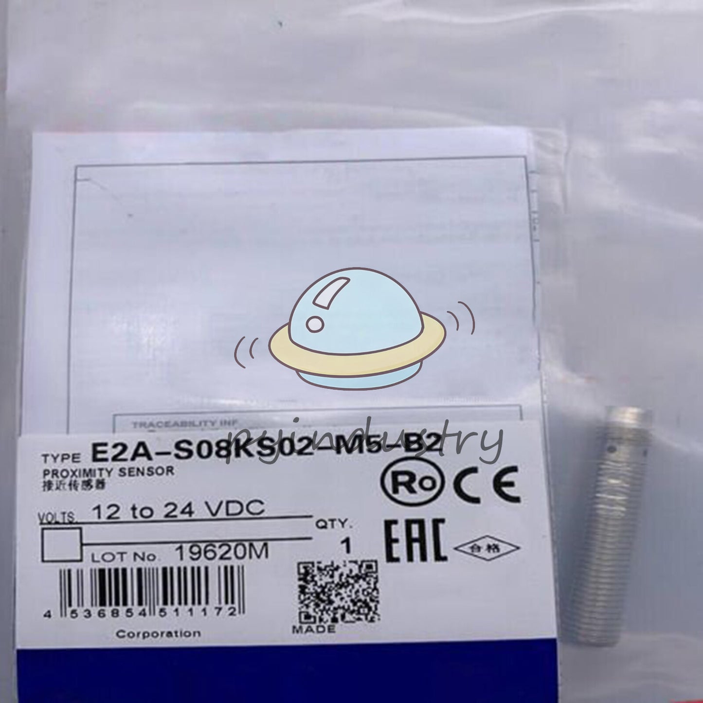 Omron E2A-S08KS02-M5-B2 Proximity Sensor One E2AS08KS02M5B2