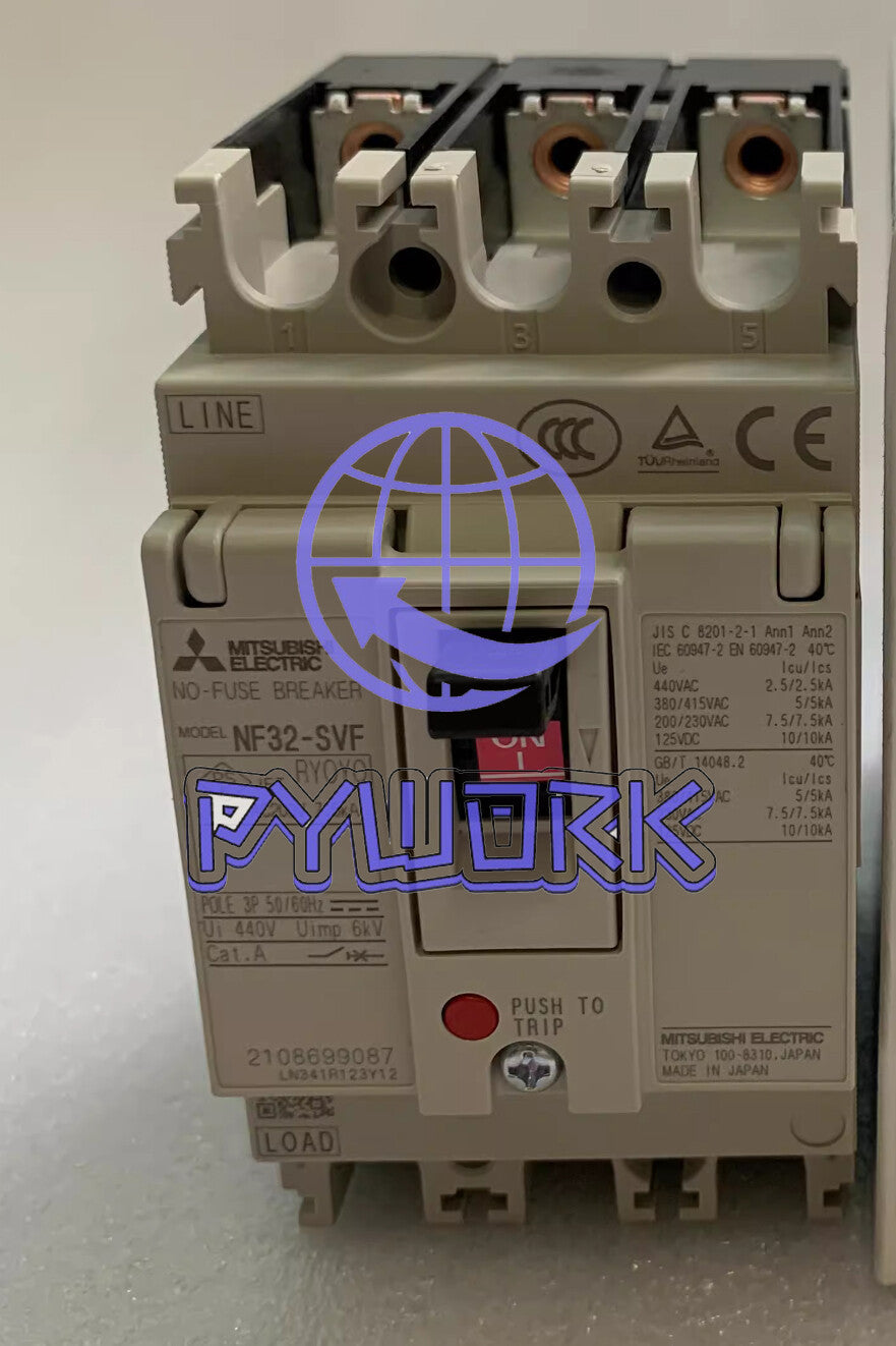 Mitsubishi Moulded Case Circuit Breaker MCCB NF32-SVF 3P 20A
