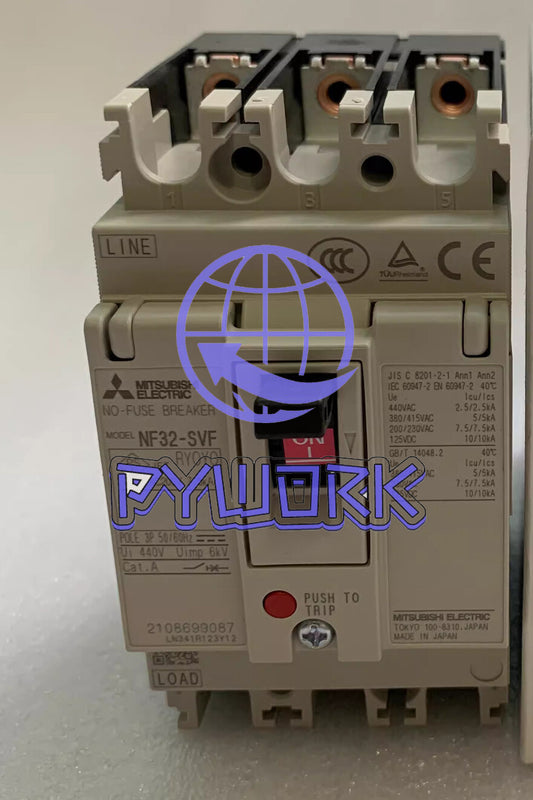 Mitsubishi Moulded Case Circuit Breaker MCCB NF32-SVF 3P 20A