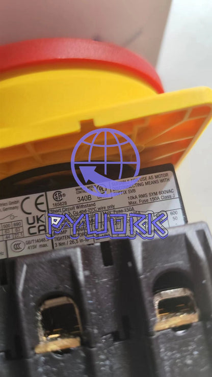 1PCS EATON/MOELLER P3-63 Load isolation switch P3-63/EA/SVB 63A