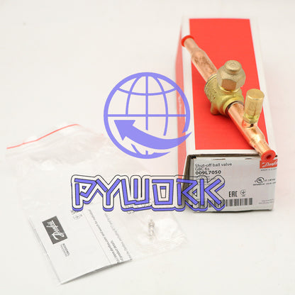 Danfoss 009L7050 1/4in Shut Off Ball Valve ODF GBC 6s Multiple Refrigerant MWP 6