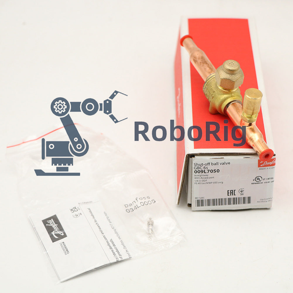 Danfoss 009L7050 1/4in Shut Off Ball Valve ODF GBC 6s Multiple Refrigerant MWP 6