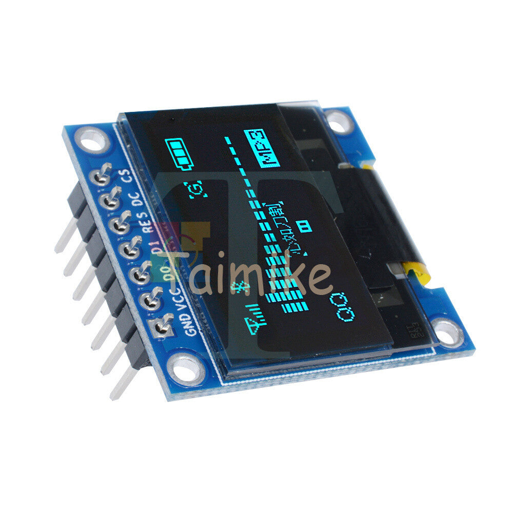 1PCS 0.96" 128X64 OLED LCD I2C 7-pin IIC SPI Serial LED Display Module
