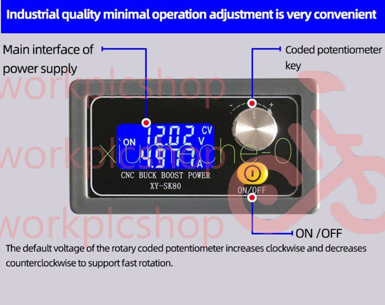 Adjustable Regulated Power Supply DC Buck Boost Converter 5A Power Module
