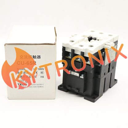 1Pcs TECO CU-65R 3A2a2b Magnetic Contactor 100 Amp 3 Phase 110V Coil 3A2a2b