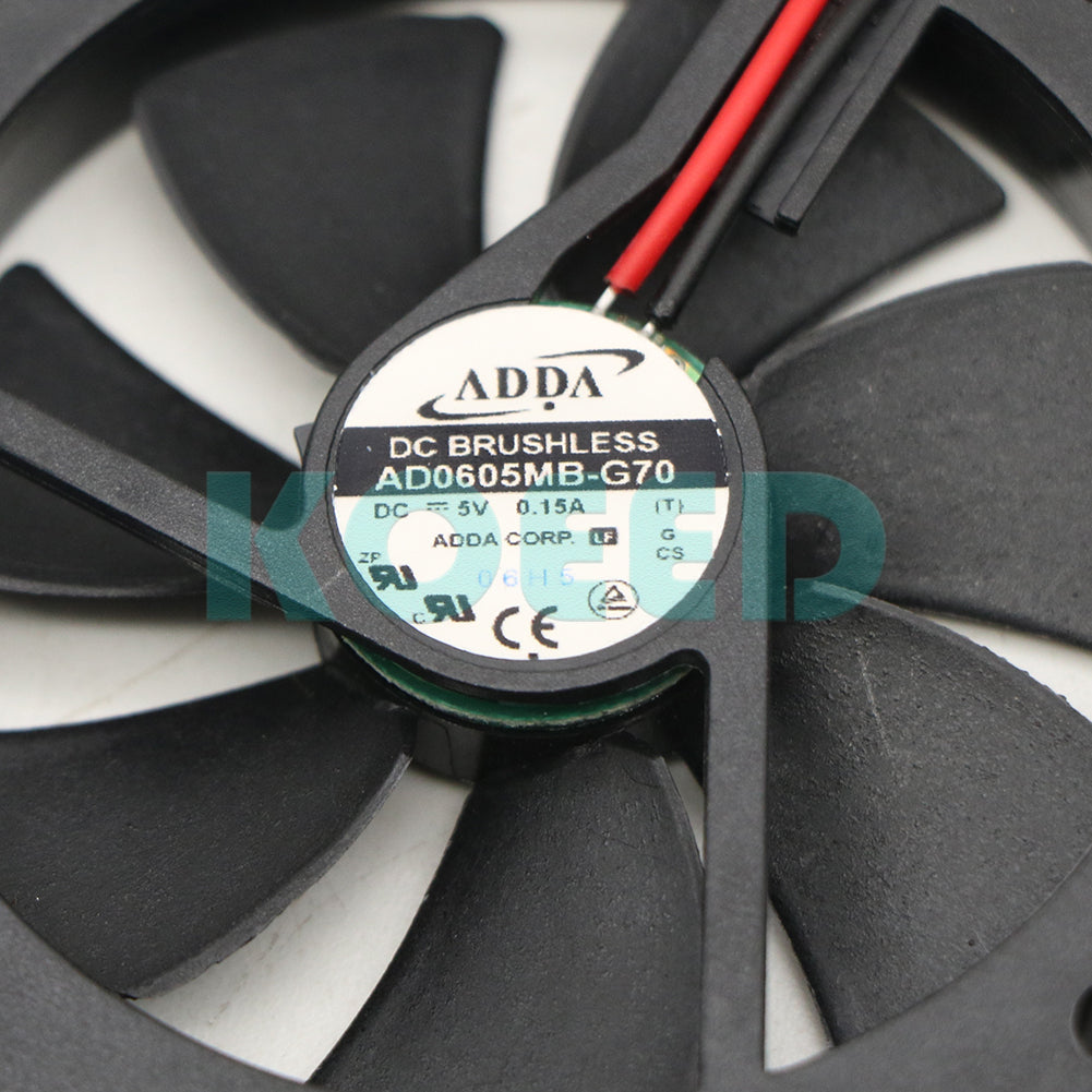 ADDA AD0605MB-G70 DC5V 0.15A 6010 2-Wire Silent Cooling Fan