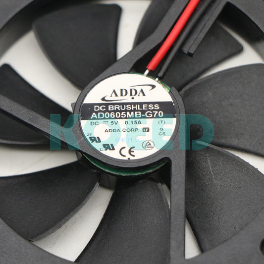 ADDA AD0605MB-G70 DC5V 0.15A 6010 2-Wire Silent Cooling Fan