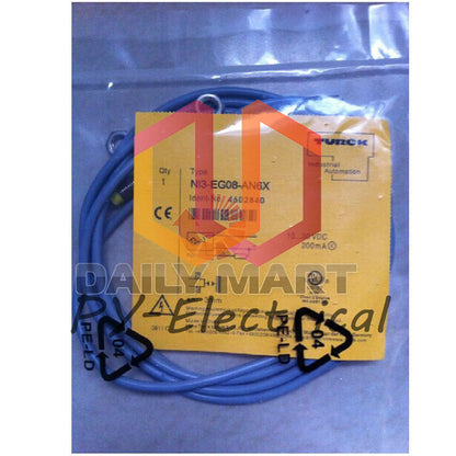 TURCK NI3-EG08-AN6X Threaded Nonembeddable Inductive Proximity Sensor Switch