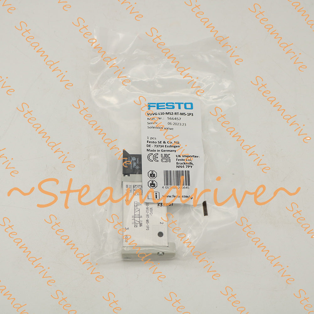 1PC FESTO VUVG-L10-M52-RT-M5-1P3 566457 Solenoid Valve