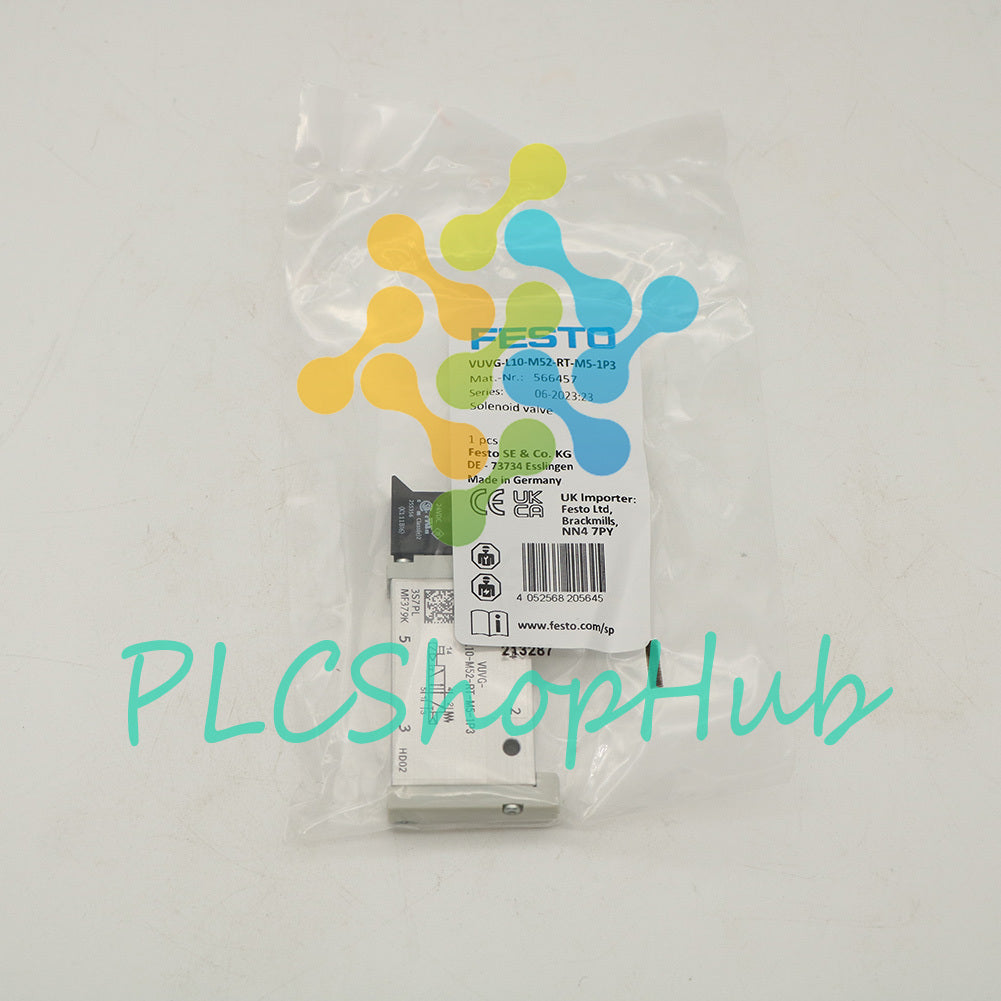 1PC FESTO VUVG-L10-M52-RT-M5-1P3 566457 Solenoid Valve
