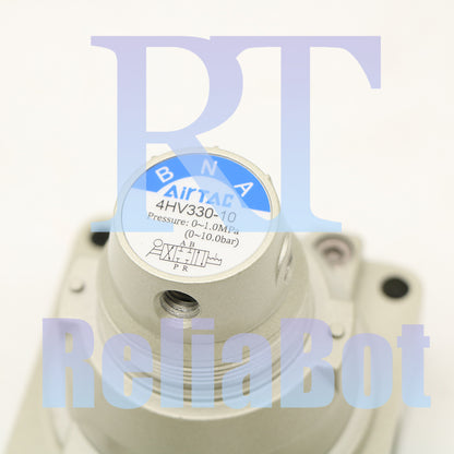 4HV330-10 Manual Switching Valve 3/8" 3Pos 4Ports 1PCS