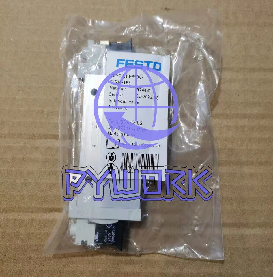 1Pcs FESTO VUVG-L18-P53C-T-G14-1P3 Solenoid Valve Free delivery