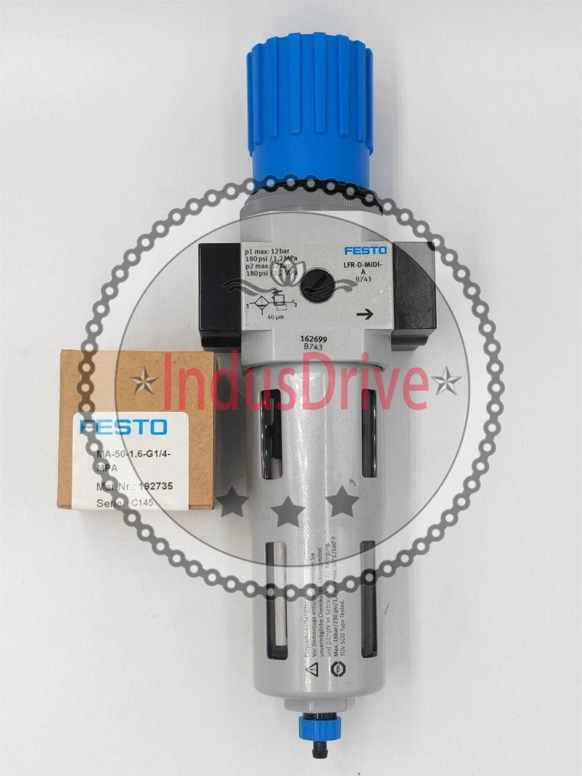 Festo LFR-D-5M-MIDI-A Filter pressure reducing valve One Free Shipping
