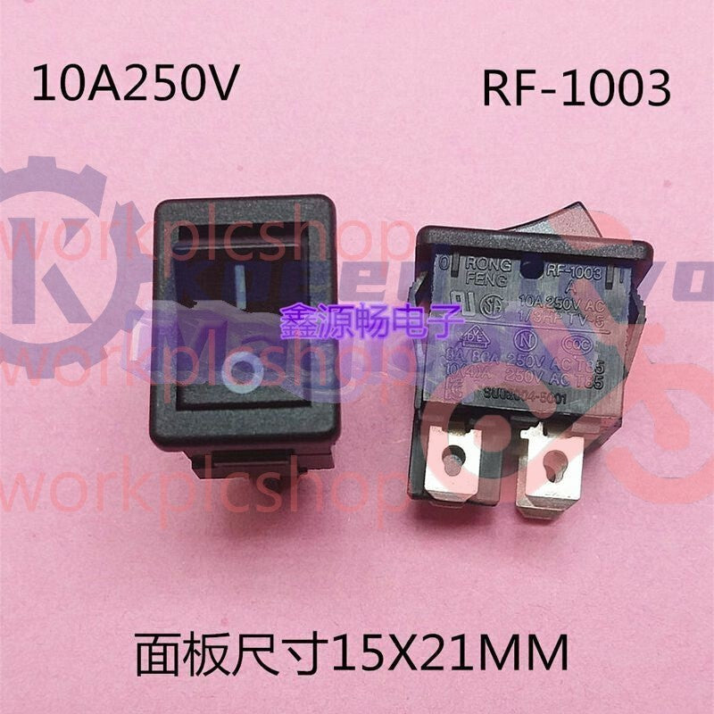 RONG FENG RF-1003 TV-5 Rocker Switch 4 Pins 2 Positions 10A 250VAC T85 1PCS