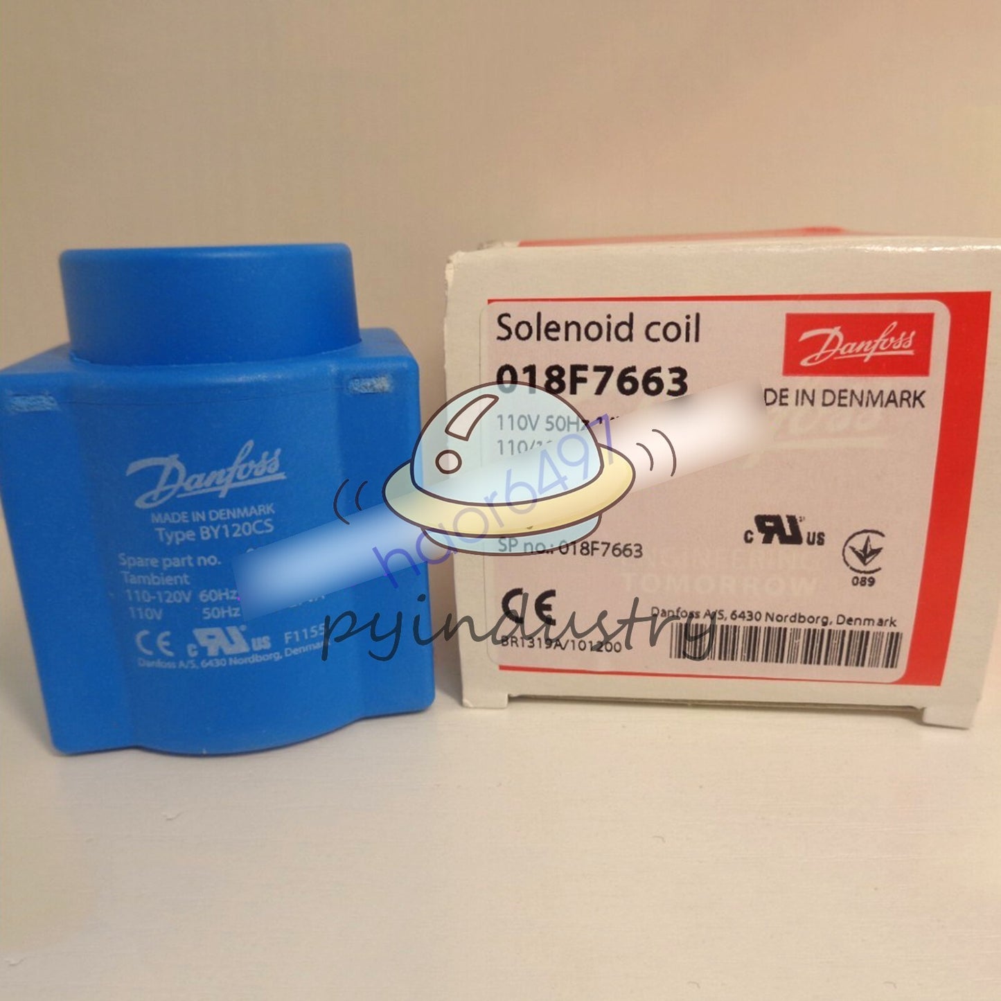 1PC Danfoss 018F7663 Solenoid Coil
