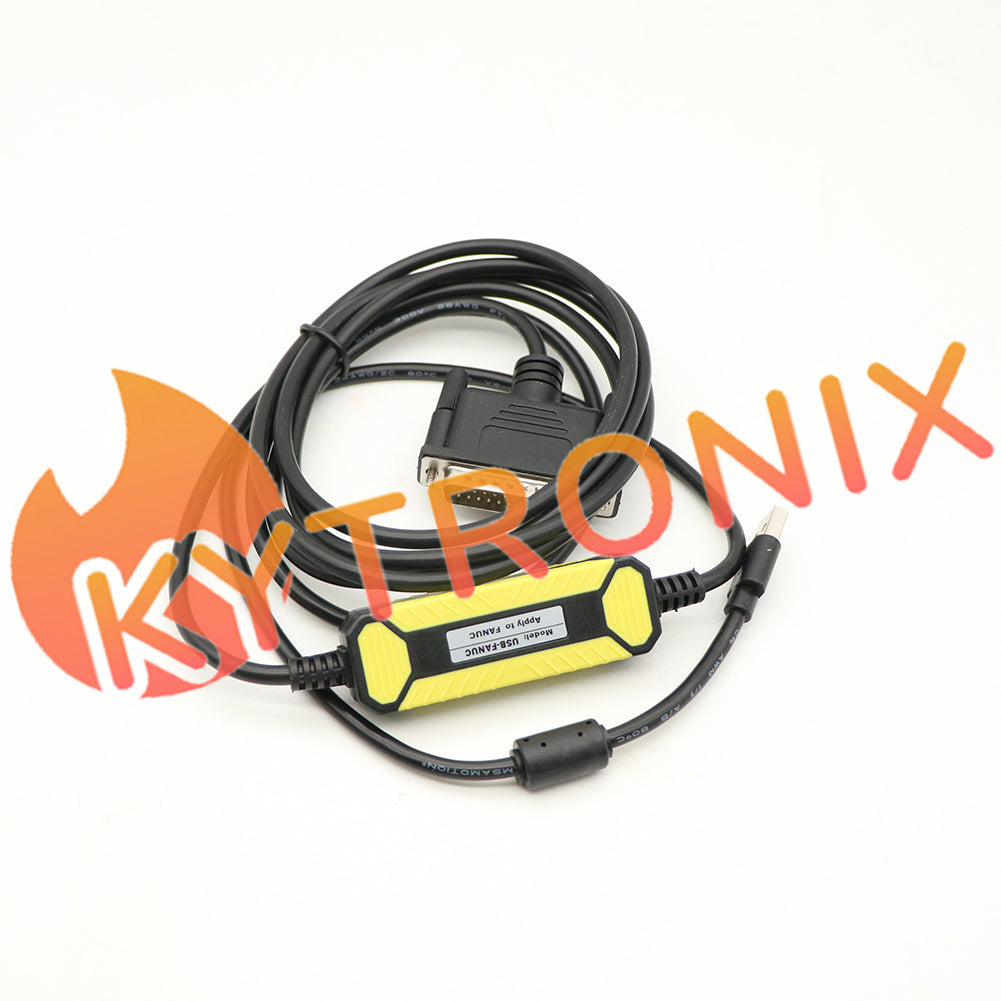 1pcs USB-FANUC For Fanuc USB To DB25 Pin CNC Fanuc RS232 Cable