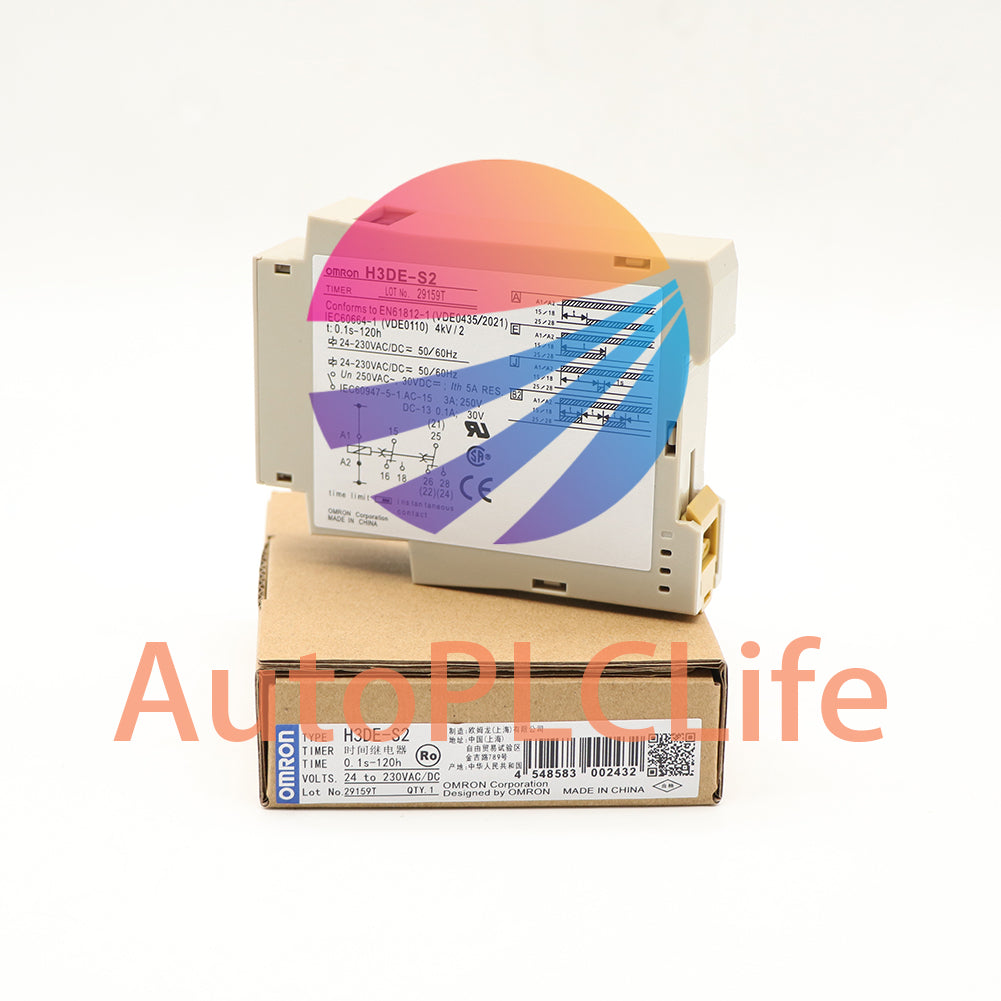 1PCS Omron H3DE-S2 Time Relay H3DES2