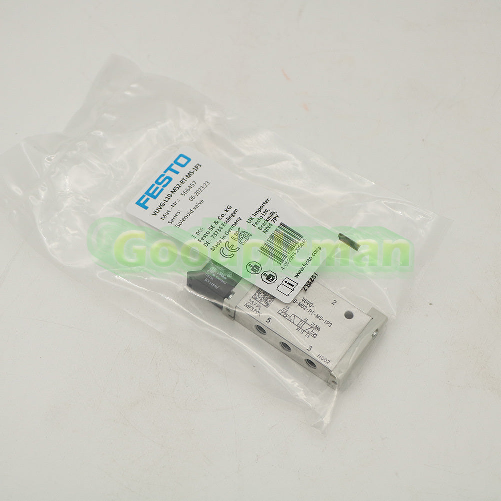1PC FESTO VUVG-L10-M52-RT-M5-1P3 566457 Solenoid Valve