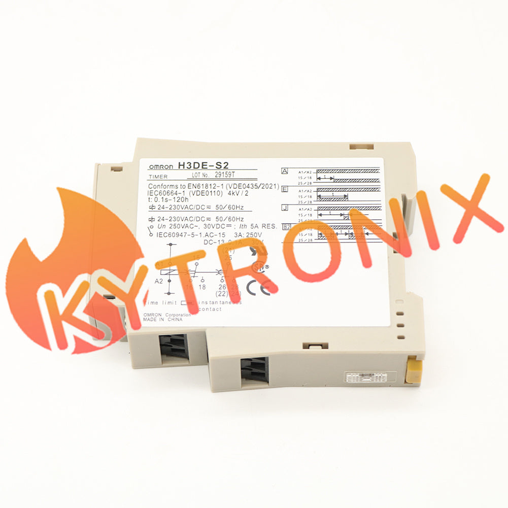 1Pcs In Box OMRON H3DE-S2 Time Relay Timer