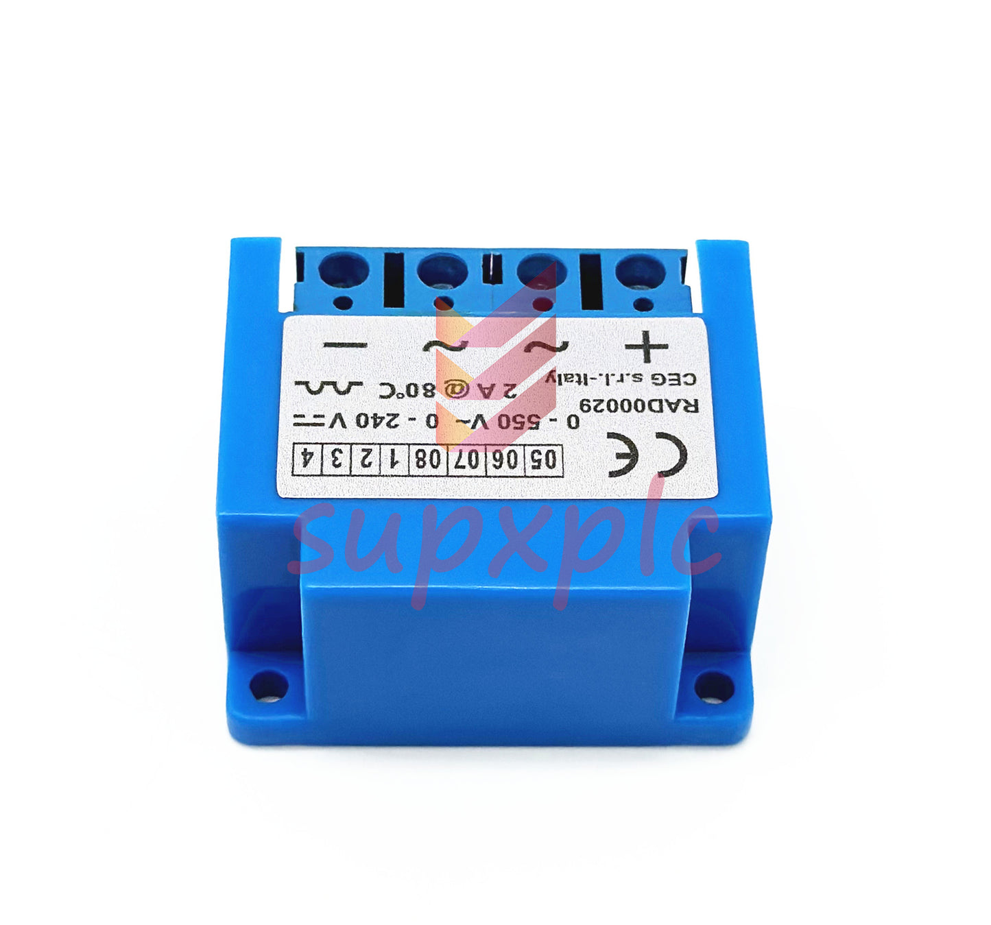 Italy CEG s.r.l.-Italy RAD00029 0-550V~ 0-240V- 2A@80℃ motor brake rectifier