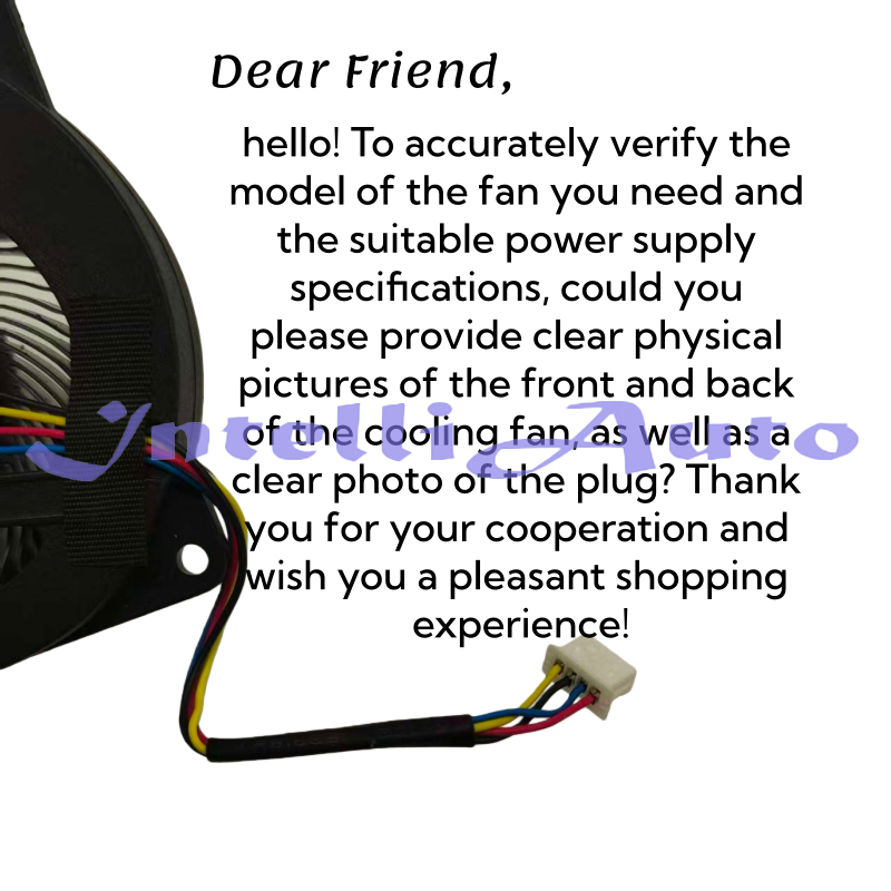 Replacement MINI PC Fan Compatible BF05008L05 4PIN 2Lines DC5V