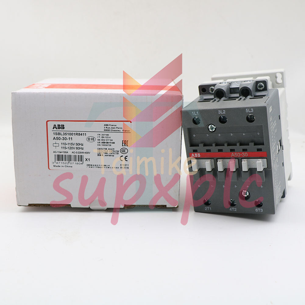 A50-30-11 ABB Contactor A50-30-11 110-115V 50Hz / 115-120V 60Hz 1PCS