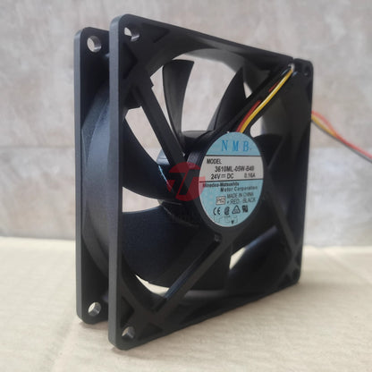 NMB 3610ML-05W-B49 DC24V 0.16A 9225 3-Wire Inverter Cooling Fan