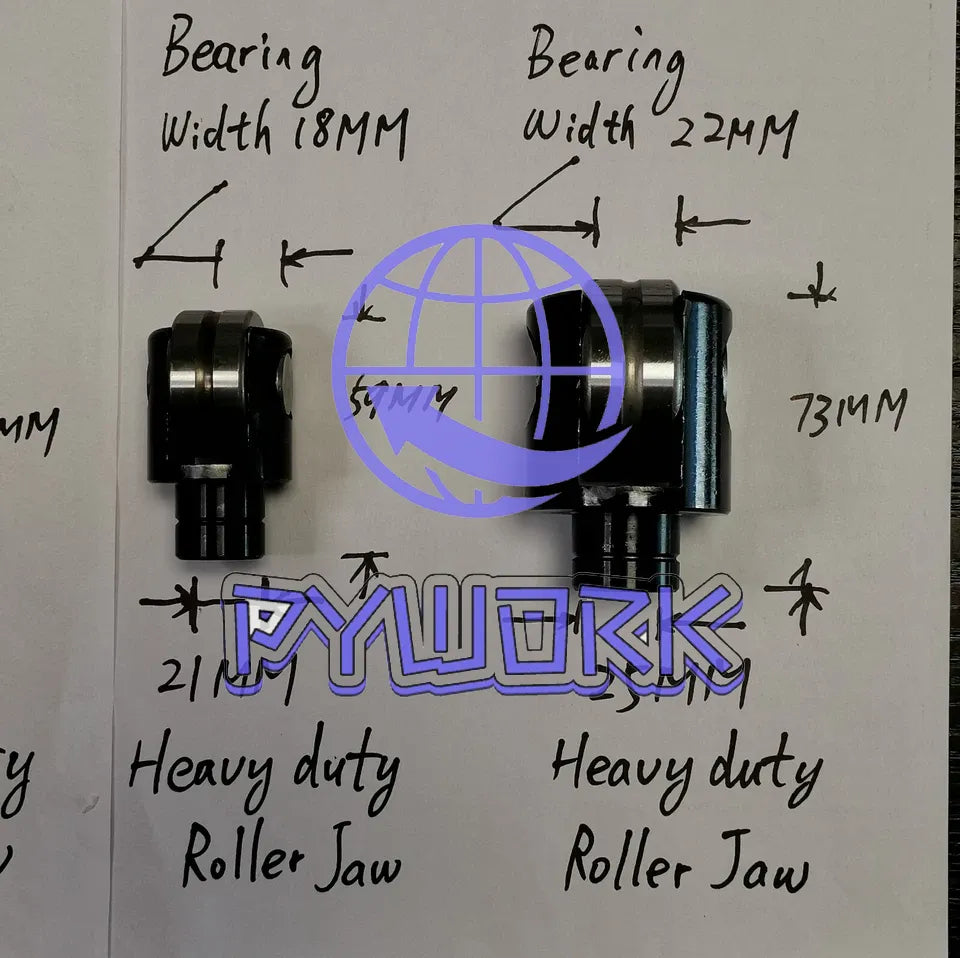 3PCS FOR 25MM Diameter Heavy Duty Metal Working Lathe Steady Rest Roller Jaws~